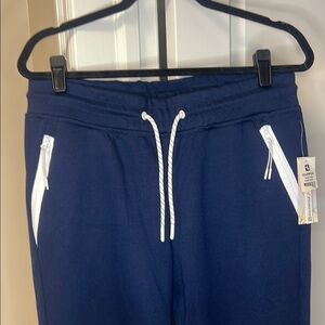 Juniors South Pole Navy Joggers with White Details